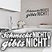Produktbild Wandkings Wandtattoo "Schmeckt nicht, gibts nicht (mit Schneebesen)" 110 x 40 cm dunkelgrau - erhältlich in 33 Farben