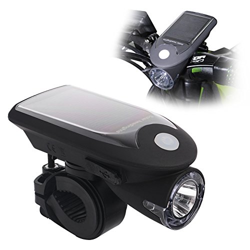 ZUOAO LED Fahrradlampe Frontlicht Rücklicht Scheinwerfer Fahrradlichter USB Wiederaufladbare mit 360 Winkel Verstellbaren 200LM 1000mAh,Verbesserte Version