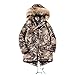Produktbild Luckycat Männer Camouflage Winter Langarm Mit Kapuze Tasche Verdicken Mantel Pullover Top Bluse Jacken Mäntel Sweatjacke Winterjacke Fleecejacke Steppjacke