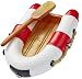 Produktbild Miniatur Schlauchboot 7 cm rot weiß Figur Deko Urlaub Meer Schiff Strand Ferien Boot