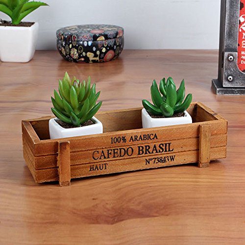 Gosear-Retro madera multifuncional mostrador caja para la decoraci  n de flores plantas escritorio organizador Inicio