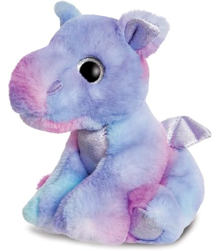 Peluche Aurora Sparkle Tales: Dahlia Dragon, 30,5 Cm, Rosa, Con Pancia Glitterata, Dalla Nascita