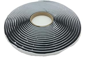 CORALGRAPH INC Butyl Tape Strip Bolt On Panel Sealer Bonding Vans Cars Roof Fish Pond Liner Pro 6mm x 8mm x 8meter 26 ft Long