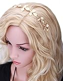 LI&HI Vintage Retro Griechisch elegant Damen Süß Forest Queen verlässt Haarbander Haarbänder Stirnband Haarreif Haarbänder Haarschmuck Stirnschmuck Hochzeit Haar wrap (Vollkreis Blätter) - 