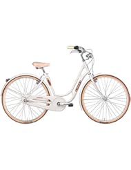 'Bicicleta Cicli Adriatica Danish Nexus de mujer, estructura de acero, rueda de 28, cambio al Buje Shimano Nexus a 3 Velocidad, talla 48, 3 colores disponibles, Bianco