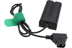 HangTon Kamera Monitor D-tap NP-F970 F750 F570 F550 Dummy Akku Power Adapter für BMPCC 6K Pro, Zoom F6, Atomos Shogun Inferno Ninja (70cm)