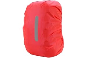 PINEPAN Housse de Pluie pour Sac à Dos avec Bandes réfléchissantes, 15L-100L, Housse de Pluie imperméable pour Sac à Dos, Sac d'école pour la randonnée, Le Camping, Les Voyages, Le vélo