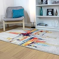 Flair Rugs radiante toque contemporáneo alfombra, Multi, 120 x 170 cm