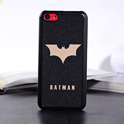 SUPER HERO SPIDERMAN &amp; BATMAN AVENGERS ETC BLACK HARD CASE FOR APPLE IPHONE 8 BATMAN