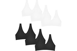 POWER FLOWER Soutien-Gorge sans Couture pour Filles avec Coussinet Amovible Soutien-Gorge de Sport Multicolore pour Fille 8-14 Ans