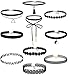 Produktbild 10 Stück Choker Tattoo Spitze Necklace Halsketten Set Halsband Stretch
