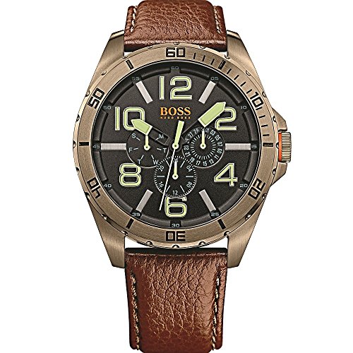 BOSS Orange Herren-Armbanduhr BERLIN Multi Analog Quarz Leder 1513166 BOSS Orange Herren-Armbanduhr BERLIN Multi Analog Quarz Leder 1513166