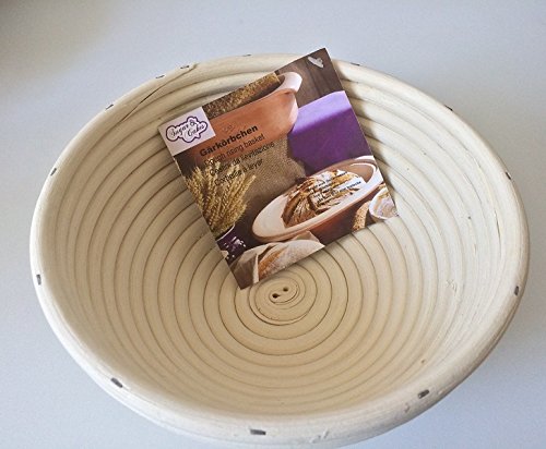 GÄRKORB Gärkörbchen Brotteig Gärkörbe Korb Brotform Peddigrohr rund 0,7 kg SC183 - 2