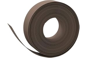 vidaXL Bordure de Jardin, Rouleau de Bordure Flexible, Décoration de Gazon Pelouse Plates-Bande Extérieur, Marron 10 m 15 cm Polyéthylène