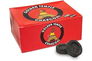 LivuX 1202 Lot de 100 pastilles de charbon d'encens à allumage rapide, 33 mm, 10 rouleaux de 10 pastilles de charbon chacun, idéal pour brûler des encens, des résines et des herbes