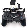 Generic Black Wired Controller 1.8M Double Shock Remote Joystick Gamepad Joypad for Playstation 2 Ps2