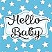 Produktbild Hello Baby: Baby Shower Guestbook - Space for Photos - White Stars On Blue (Adorable Sign In Guest Books & Memory Keepsake, Band 136)