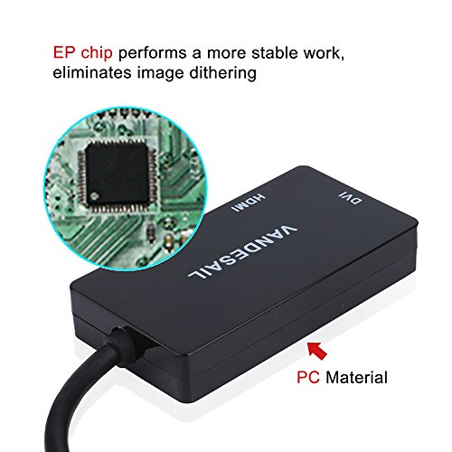 DisplayPort Kabel Adapter, Vandesail® DP V1.2 DisplayPort zu DisplayPort Audio-Video-Kabel HDMI Unterstützung 4 K Auflösung 60 Hz 1080p HD, vergoldet Stecker auf Stecker - 6