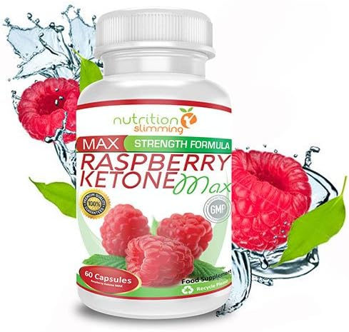 Raspberry Ketone Max - Potent Concentration of Raspberry Ketone - 100% Natural - Pure Highest Quality Raspberry Ketone Extract taken from the Fruit - 60 Capsules - FREE SHIPPING