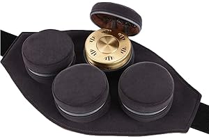 MOXAMO Copper Moxa Box, caja de moxibustión ajustable con buena disipación de calor, multifunción moxa sin humo Herramienta de cuidado de la salud de la caja de Moxa anti escaldado con cobre puro (Stil 4)