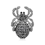 Material: Legierung Laylae Brosche Broschen Brosche Mode High-End-Spinne Strass Öl Brosche Kreative Wildtier Insektenkasten