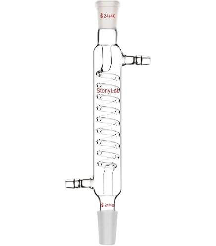 Labasics Borosilicate Glass Liebig Condenser with 24/40 Joint 300mm Jacket Length Lab Glass Condenser in Arabia | Whizz Liebig Condensers
