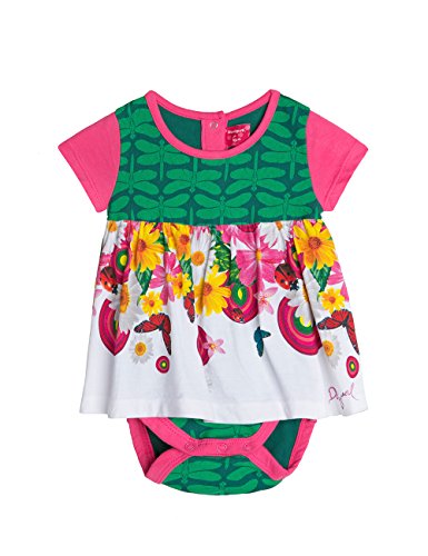 Desigual Baby Girls' Dress Green Grün (VERDE AUSTRALIA 4036)12 Months