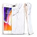 Produktbild ESR iPhone 8 Plus Hülle, iPhone 7 Plus Hülle mit Marmor Muster [Anti-Kratzer][Ultra Dünn] Slim Fit Weich TPU Schutzhülle für Apple iPhone 8+ / 7+ 5.5 Zoll 2017 Freigegeben (Arabescato)
