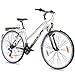 Produktbild 28" Zoll CITYBIKE TREKKINGRAD DAMENFAHRRAD KCP TERRION Lady mit 18 Gang SHIMANO schwarz weiss