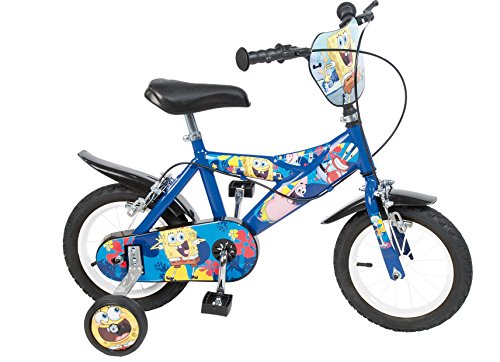 Preisvergleich Produktbild Toimsa 12 Zoll Kinderfahrrad Spongebob Schwammkopf Jungen 3 4 5 6 Jahren