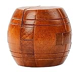 Guesthome Wooden Kong Ming Luban Lock Puzzle Educational Toys Brain Teaser Easter Day Gift, Classical KongMing Luban lock Jigsaw Cube Game for Kids and Adults and Decoration Idea