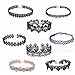 Produktbild JUSTSELL  Halskette Set DamenFrauen Velvet Klassische Gothic Tattoo Spitze Choker 8 Stück Mehrfarbig Choker Mode-Design Kette Süß Halskette Elegant Halskette