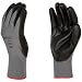 Produktbild AmazonBasics - Handschuhe mit Polyurethan-Beschichtung, Polyesterfaser-Futter, Touchscreen-geeignet, Grau, Größe 9 (L), 12 Paar