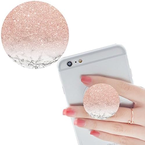 Multi-function Pop cellular phone bracket Socket Expanding Stand and Grip for Smart-phones and Tablets Bracket Mount Holder Collapsible-White black Rose gold marble