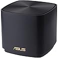 ASUS ZenWifi AX Mini (XD4) Wi-Fi 6 AX1800 Mesh Network System (Covers up to 185 m², Easy Installation, Security Features and Parental Controls) - Black