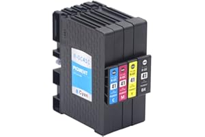 AQree 4PK GC41 Sublimation Ink Cartridge Compatible For Ricoh SG2100N SG3100 SG3100SNW SG3110DNW SG3110DN SG3110SFNW SG3120SFNW SG7100DN SG3120 SG3120SFN Printer