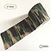 Produktbild jcheng Sicherheit Schutz Camouflage Wrap Camouflage Tape Multi Verwendung Tactical Camo Form 5,1 x 538,5 cm 3 Rollen Jungle schwarz