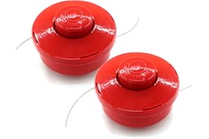 AISEN 2 Mower Head Thread Spool for Florabest LIDL FBS 43 B2 B1 FBK 4 A1 4-in-1 M10 x 1.25 Brush Cutter Cutting Head Strimmer Head