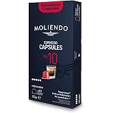 Moliendo Finest Coffee Kaps&uuml;l No:10 Nespresso Uyumlu Al&uuml;minyum Kaps&uuml;l 10 Adet