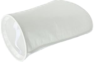 HRTFILTERS Filt flytande filterstrumpor 5 mikron 18 tum ring med 40 cm lång industriellt filterväskor – 1-pack (5 mikron 7 tum x 16 tum)