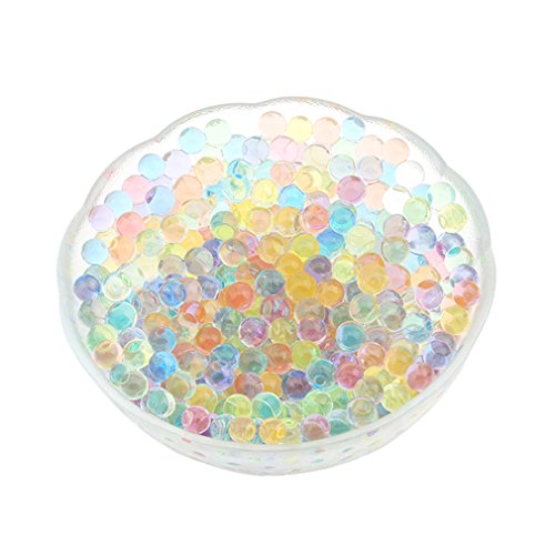 KiaraL 10000 Stück Mehrfarbige Wasserperlen Lustige Wasser Perlen Aquaperlen Deko Aqualinos Hydroperlen - 4