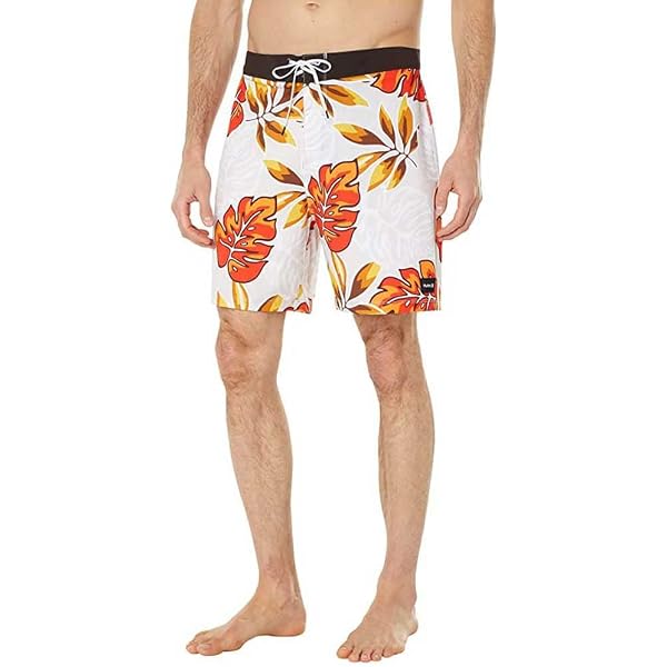 Hurley Herren Badeshorts Phantom Windansea 18‘ – 86% Recyceltes Polyester, Schnelltrocknend, Mit Sicherheitstasche