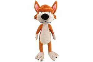 Bandai - La Granja de Zenón - Peluche Musical Lobo Beto AR80006 Multicolor Juega con los Personajes de la Granja de Zenón: Juguetes Auténticos, Peluches de Calidad.