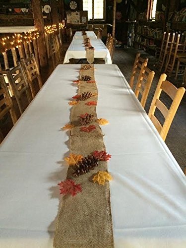 Luxbon 100er Packung Multicolor künstliche Herbstlaub Ahornblätter Herbstblätter Sortierung Blätter aus Textil als Streudeko Unterlage Wandbild Türschild Party Hochzeit Weihnachten Deko - 3