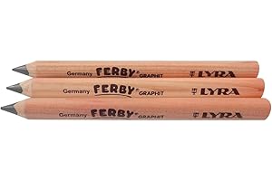 A2BSALES Jumbo Lyra Ferby Triangular Chunky Pencils - Pre School Handwriting Learning Art - Number Of Items: 3