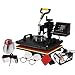 Produktbild HuSuper Transferpresse 6 in 1 30X38cm Heat Press Machine Tassenpressen Heißpresse T-Shirt Hut Platte 2 Größe Becher (6 IN 1)