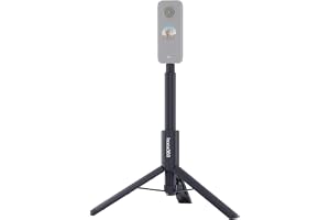 Insta360 2-i-1 osynlig selfiepinne + stativ, kompatibel med GO 3/X3/ONE RS (1-tum 360 exkluderad)/ONE X2/ONE X/GO 2/ONE R/ONE