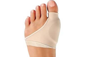 ALAYNA JYtoponline Korektor haluksów i rękaw łagodzący haluksy z żelowymi podkładkami, ortopedyczny ochraniacz na haluksy, dla mężczyzn i kobiet, rewizja haluksów koślawych, zatrzymanie bólu haluksów