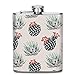 Produktbild FGRYGF Pocket Container for Drinking Liquor, Cactus Buddies 7 Oz Printed Stainless Steel Hip Flask for Drinking Liquor E.g. Whiskey, Rum, Scotch, Vodka Rust Great Gift
