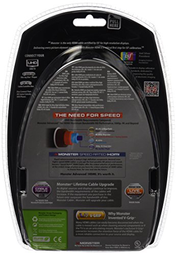 Monster BLACK PLATINUM Ultimate High Speed HDMI-Kabel (27 Gbps, V-Grip, Cable for Life) 3m - 2